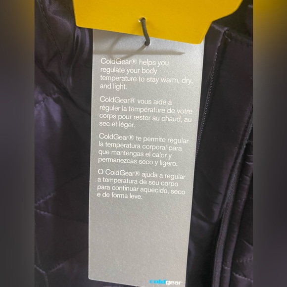 Under Armour Women's ColdGear Reactor Hybrid Jacket - NWT - Purple/Black - Picture 8 of 9